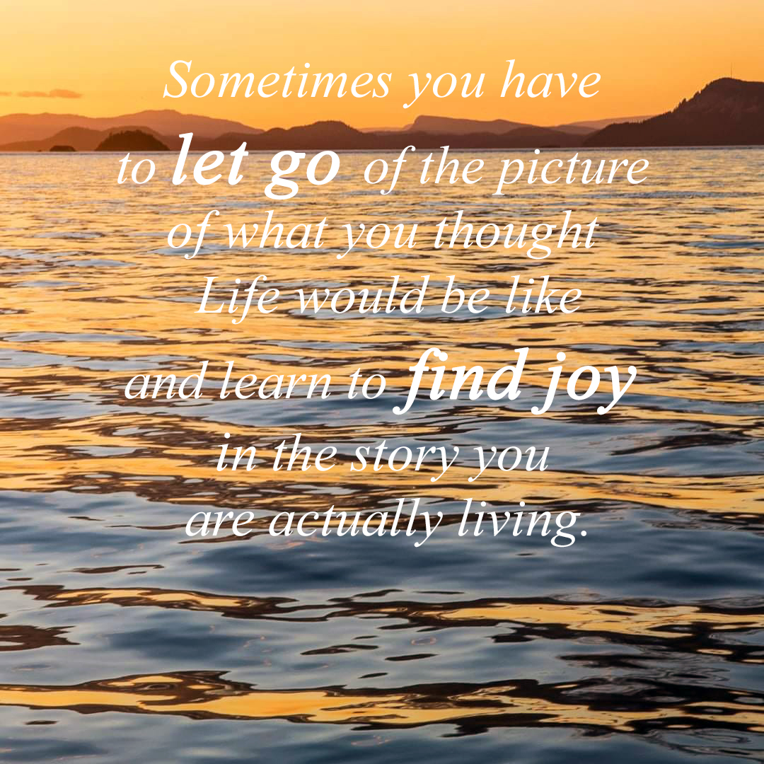 Let go of the picture