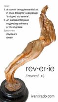 Artist: Ivan Tirado Title: "Reverie" by Ivan Tirado. Cold cast bronze.