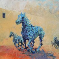 Artist: Durand Seay Title: Running with the horse