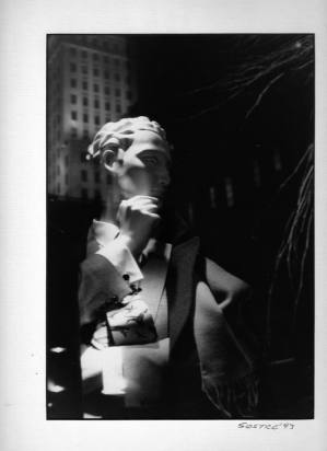 Artist: Mario Sostre Title: Window display mannequin in 5th Avenue