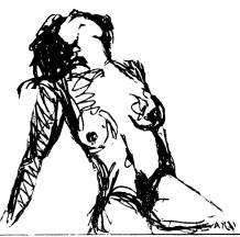 Artist: Johnny Johnston Title: Nude Lifetime study